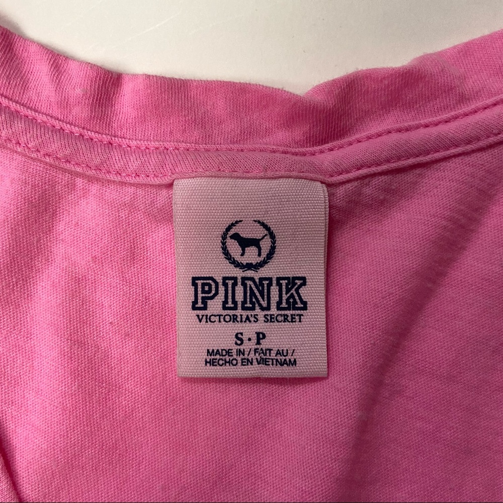 Victoria’s Secret Pink V-neck T-shirt - Picture 2 of 4